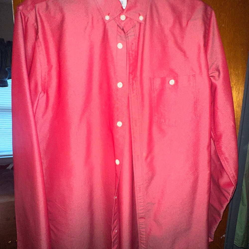 Express Fitted Pink Shirt